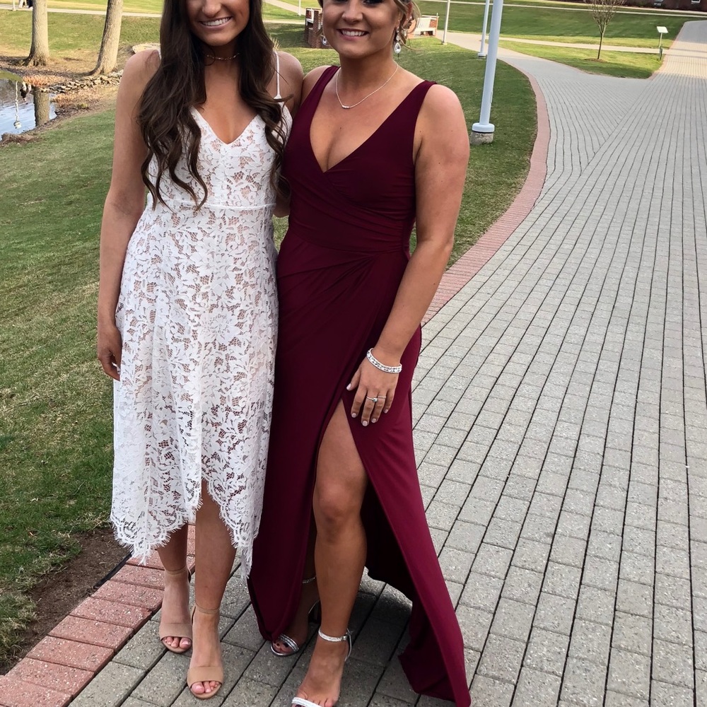 Maroon Formal Dress